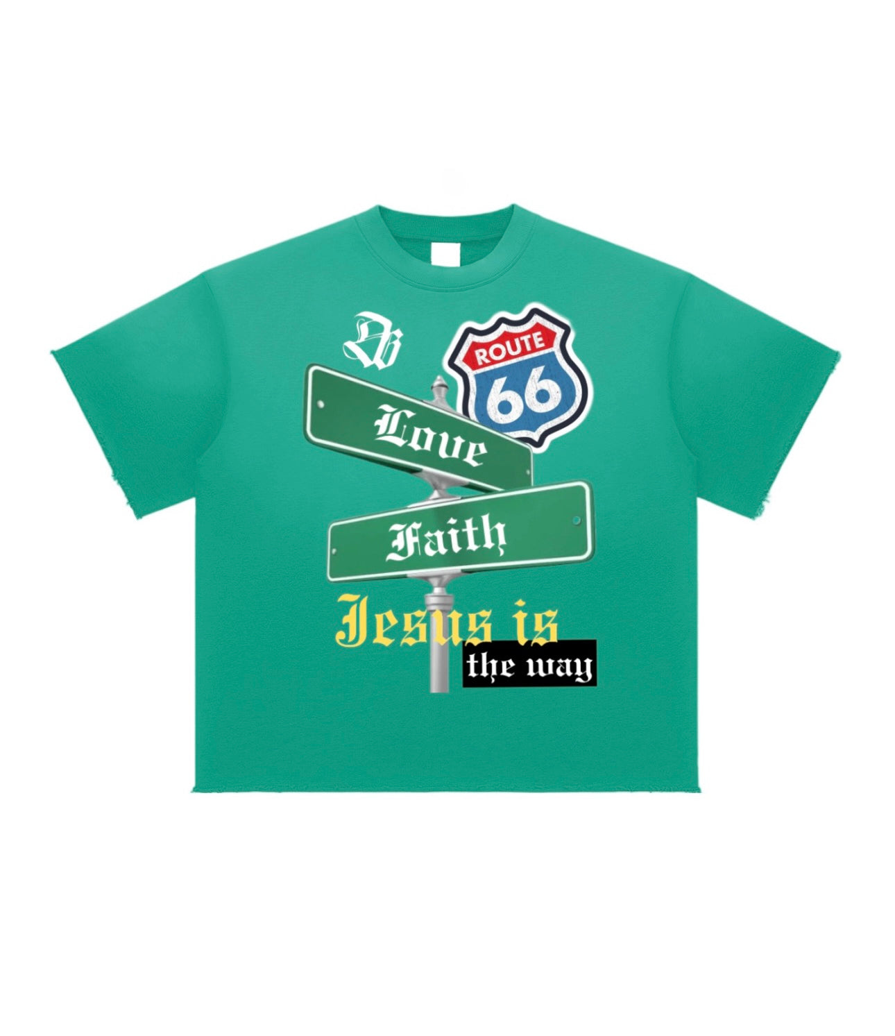 JESUS IS THE WAY GRAPHIC TEE